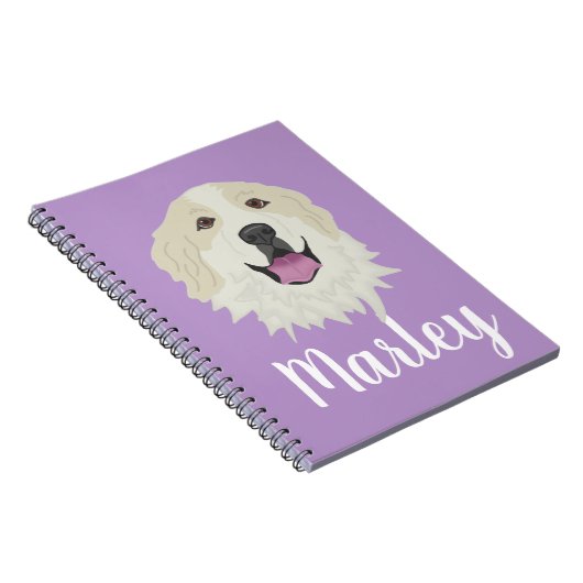 Anpassbare Große Pyrenäen Notizblock (Rechte Seite)