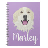 Anpassbare Große Pyrenäen Notizblock (Vorderseite)