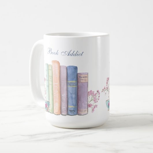 Anpassbare große Tasse buchen (Vorderseite Links)