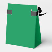 Anpassbare grüne schwarze Graduierungspartei Geschenkschachtel (Rückseite)