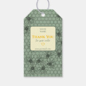 Anpassbare Grüne Unternehmen dank Tag Geschenkanhänger (Vorderseite)