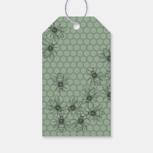 Anpassbare Grüne Unternehmen dank Tag Geschenkanhänger (Rückseite)