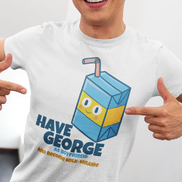 Anpassbare "Habe ich Milchionaire"-T - Shirt