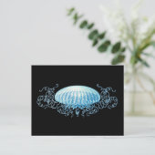 Anpassbare Haeckel Jellyfish Postkarte (Stehend Vorderseite)