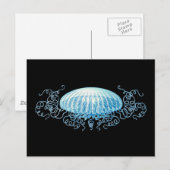 Anpassbare Haeckel Jellyfish Postkarte (Vorne/Hinten)