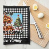 Anpassbare Hallothanksmas Küche Handtuch (Viertel Falte)