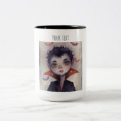 Anpassbare Halloween Coffee Cup. Zweifarbige Tasse (Mittel)