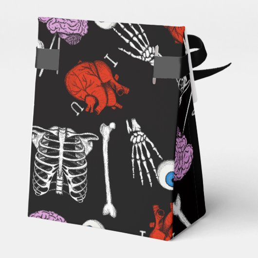 Anpassbare Halloween Gefälligkeitsbox - Fügen Sie  Geschenkschachtel (Rückseite)