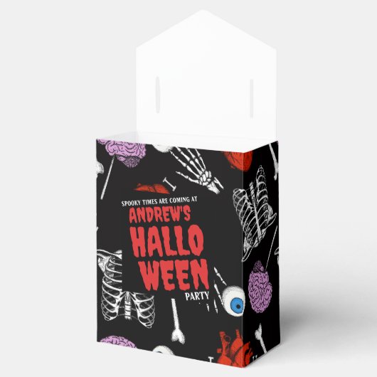 Anpassbare Halloween Gefälligkeitsbox - Fügen Sie Geschenkschachtel (Geöffnet)