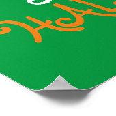 Anpassbare Halloween-Hexenbaum Poster (Ecke)