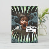 Anpassbare Halloween-Monster-Mund Einladung (Stehend Vorderseite)