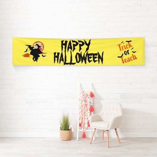 Anpassbare Halloween-Party Banner Vintag Spooky (Insitu)