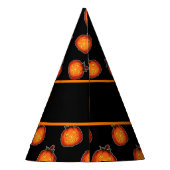 Anpassbare Halloween Pumpkins Party Hat Partyhütchen (Rückseite)