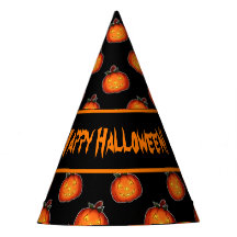 Anpassbare Halloween Pumpkins Party Hat