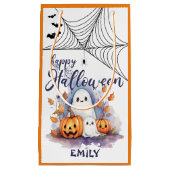 Anpassbare Halloween Small Trick oder Treat Bag Kleine Geschenktüte (Vorderseite)