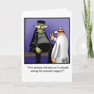 Anpassbare Halloween-Spaß-Grußkarte Karte