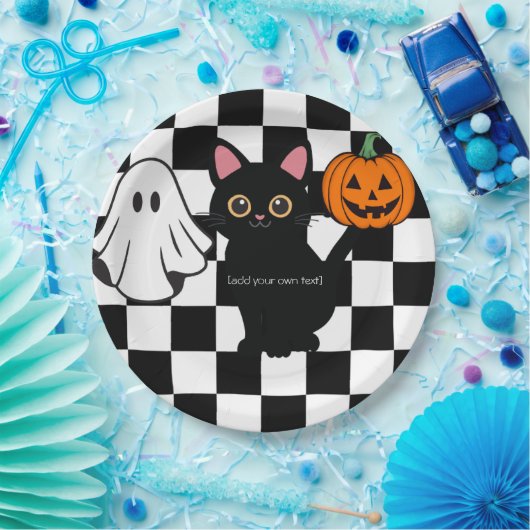 Anpassbare Halloween-Teller Pappteller (Party)