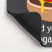 Anpassbare Hamburger-Grafik Mousepad (Ecke)