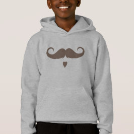 Anpassbare Handlebar-Mustache Hoodie