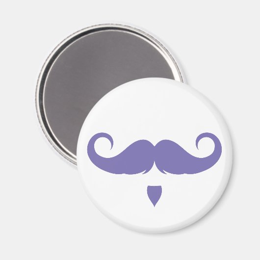 Anpassbare Handlebar-Mustache Magnet (Vorderseite/Rückseite)