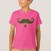 Anpassbare Handlebar-Mustache T-Shirt (Vorderseite)