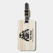 Anpassbare Handwerkzeuge aus Holz Gepäckanhänger (Vorderseite vertikal)