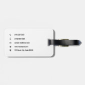 Anpassbare Handwerkzeuge aus Holz Gepäckanhänger (Rückseite horizontal)