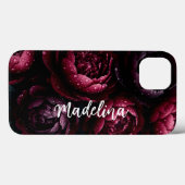 Anpassbare Handyhülle einzelne Farbe mit Ihrem Nam Case-Mate iPhone Hülle (Rückseite (Horizontal))