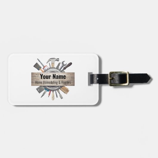 Anpassbare Handyman-Tools Gepäckanhänger (Vorderseite horizontal)