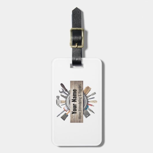 Anpassbare Handyman-Tools Gepäckanhänger (Vorderseite vertikal)