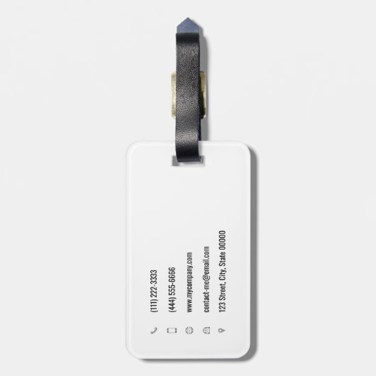 Anpassbare Handyman-Tools Gepäckanhänger (Rückseite vertikal)