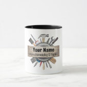 Anpassbare Handyman-Tools Tasse (Zentrum)