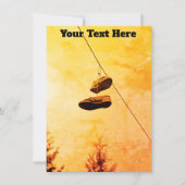 Anpassbare Hängeschuhkarte (Vorderseite)