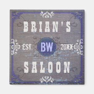 Anpassbare Hausbar Bier Saloon Magnet