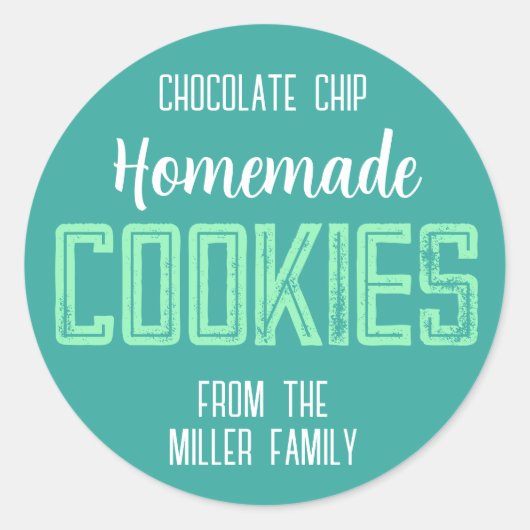 Anpassbare, hausgemachte Marke HM001_43rdv2 Runder Aufkleber (Vorderseite)