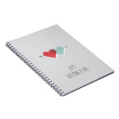 Anpassbare Hearts-Journal Notizblock (Rechte Seite)