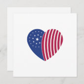 Anpassbare Herzen Amerikas (Vorne/Hinten)