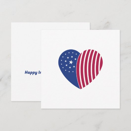 Anpassbare Herzen Amerikas (Vorne/Hinten)