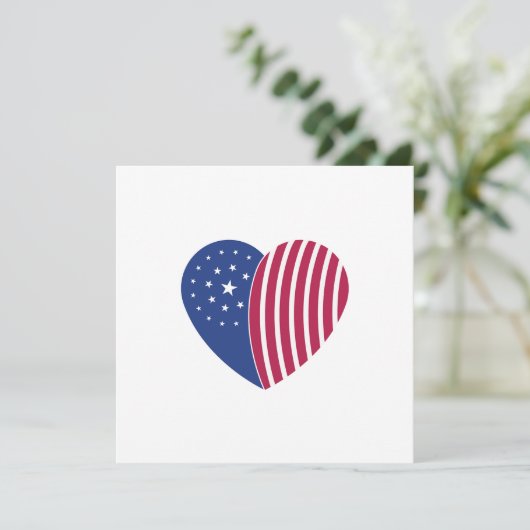 Anpassbare Herzen Amerikas (Stehend Vorderseite)