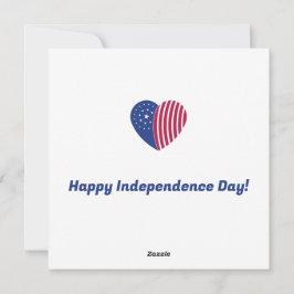 Anpassbare Herzen Amerikas Feiertagskarte