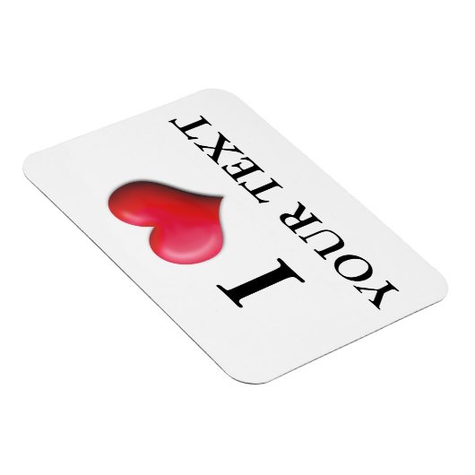 Anpassbare Herzmagneten 0005 Magnet (Rechte Seite)