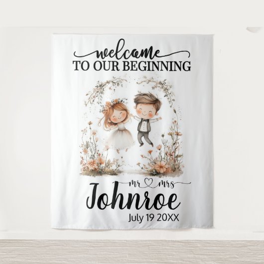 Anpassbare Hintergrund für die Heilung von Whimsik Wandteppich (Vorderseite)