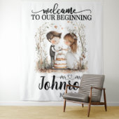 Anpassbare Hintergrund für die Heilung von Whimsik Wandteppich (Beispiel)