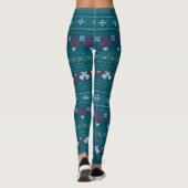 Anpassbare Hintergrundfarbe Meine Glocken sind gew Leggings (Rückseite)