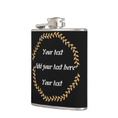 Anpassbare Hip-Flasche aus Edelstahl mit Elegan Flachmann (Links)