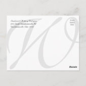 Anpassbare Hochzeit Dankeschön Karte 3 Fotos (Rückseite)