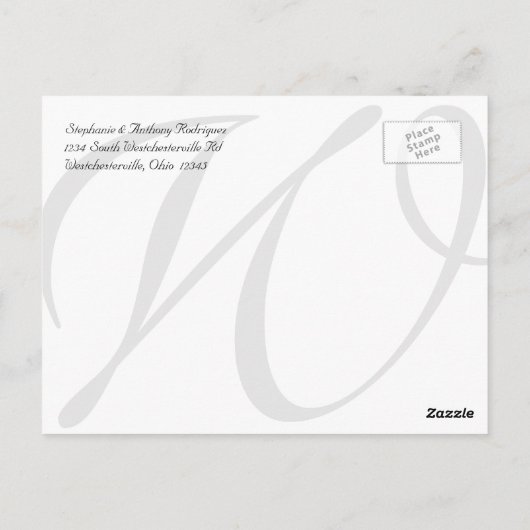 Anpassbare Hochzeit Dankeschön Karte 3 Fotos (Rückseite)