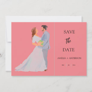 Anpassbare Hochzeit Save The Date