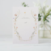 Anpassbare Hochzeitseinladung Einladung (Stehend Vorderseite)