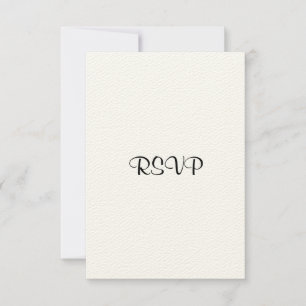 Anpassbare Hochzeitseinladungssets RSVP Karte